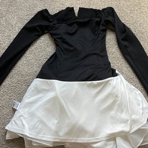 Awaylee Drop Waist Off The Shoulder Mini Dress - Picture 8 of 13